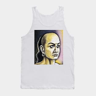 Chanakya Yellow Portrait | Chanakya Artwork 9 Tank Top